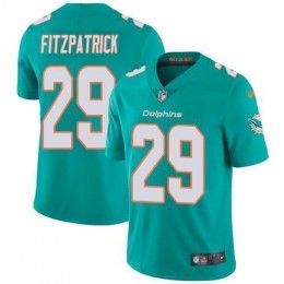 Miami Dolphins #29 Minkah Fitzpatrick Aqua Green Team Color Men's Stitched NFL Vapor Untouchable Limited Jersey