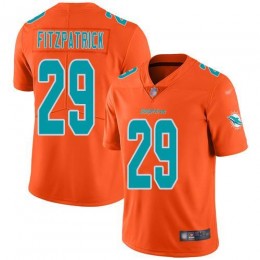 Miami Dolphins #29 Minkah Fitzpatrick Orange Men's Stitched NFL Limited Inverted Legend Jersey