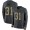 Miami Dolphins #31 Byron Jones Anthracite Salute to Service Men's Stitched NFL Limited Therma Long Sleeve Jersey