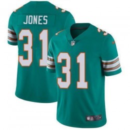 Miami Dolphins #31 Byron Jones Aqua Green Alternate Men's Stitched NFL Vapor Untouchable Limited Jersey