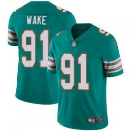 Miami Dolphins #91 Cameron Wake Aqua Green Alternate Men's Stitched NFL Vapor Untouchable Limited Jersey