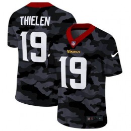 Minnesota Vikings #19 Adam Thielen Men's 2020 Black CAMO Vapor Untouchable Limited Stitched NFL Jersey