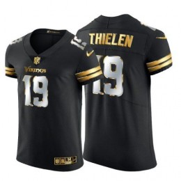 Minnesota Vikings #19 Adam Thielen Men's Black Edition Vapor Untouchable Elite NFL Jersey