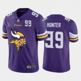 Minnesota Vikings #99 Danielle Hunter Purple Men's Big Team Logo Player Vapor Limited NFL Jersey