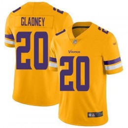 Minnesota Vikings #20 Jeff Gladney Gold Men's Stitched NFL Limited Inverted Legend Jersey