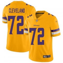 Minnesota Vikings #72 Ezra Cleveland Gold Men's Stitched NFL Limited Inverted Legend Jersey