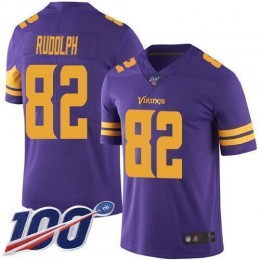 Minnesota Vikings #82 Kyle Rudolph Purple Men's Stitched NFL Limited Rush 100th Season Jersey