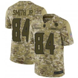 Minnesota Vikings #84 Irv Smith Jr. Camo Men's Stitched NFL Limited 2018 Salute To Service Jersey