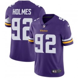 Minnesota Vikings #92 Jalyn Holmes Purple Team Color Men's Stitched NFL Vapor Untouchable Limited Jersey