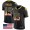 Vikings #19 Adam Thielen Black Men's Stitched NFL Limited Rush USA Flag Jersey