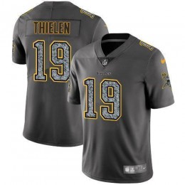 Vikings #19 Adam Thielen Gray Static Men's Stitched NFL Vapor Untouchable Limited Jersey