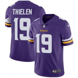 Vikings #19 Adam Thielen Purple Team Color Men's Stitched NFL Vapor Untouchable Limited Jersey