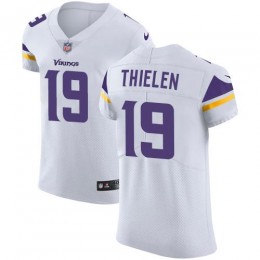Vikings #19 Adam Thielen White Men's Stitched NFL Vapor Untouchable Elite Jersey