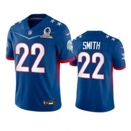Vikings #22 Harrison Smith Men's NFL 2022 NFC Pro Bowl Game Jersey Royal