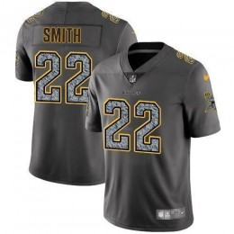 Vikings #22 Harrison Smith Gray Static Men's Stitched NFL Vapor Untouchable Limited Jersey