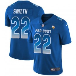 Vikings #22 Harrison Smith Royal Men's Stitched NFL Limited NFC 2019 Pro Bowl Jersey