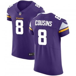 Vikings #8 Kirk Cousins Purple Team Color Men's Stitched NFL Vapor Untouchable Elite Jersey