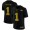 New England New England Patriots #1 Cam Newton Men's Leopard Print Fashion Vapor Limited NFL Jersey Black Men's