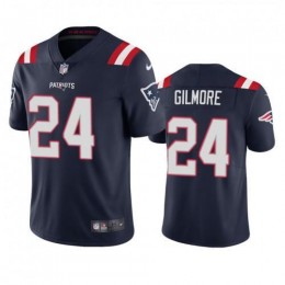 New England New England Patriots #24 Stephon Gilmore Men's Navy 2020 Vapor Limited Jersey