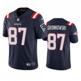 New England New England Patriots #87 Rob Gronkowski Men's Navy 2020 Vapor Limited Jersey