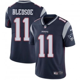 New England Patriots #11 Drew Bledsoe Navy Blue Team Color Men's Stitched NFL Vapor Untouchable Limited Jersey