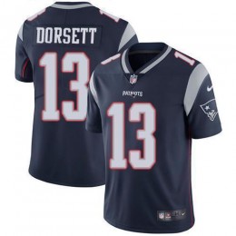 New England Patriots #13 Phillip Dorsett Navy Blue Team Color Men's Stitched NFL Vapor Untouchable Limited Jersey