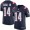 New England Patriots #14 Mohamed Sanu Sr Navy Blue Men's Stitched NFL Limited Rush Jersey
