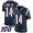 New England Patriots #14 Mohamed Sanu Sr Navy Blue Team Color Men's Stitched NFL 100th Season Vapor Limited Jersey