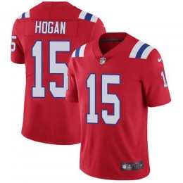 New England Patriots #15 Chris Hogan Red Alternate Men's Stitched NFL Vapor Untouchable Limited Jersey