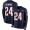 New England Patriots #24 Stephon Gilmore Navy Blue Team Color Men's Stitched NFL Limited Therma Long Sleeve Jersey