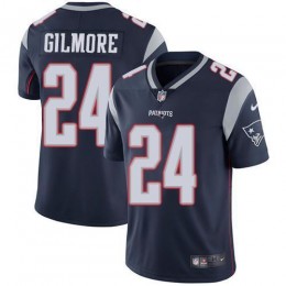 New England Patriots #24 Stephon Gilmore Navy Blue Team Color Men's Stitched NFL Vapor Untouchable Limited Jersey