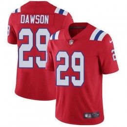 New England Patriots #29 Duke Dawson Red Alternate Men's Stitched NFL Vapor Untouchable Limited Jersey