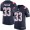 New England Patriots #33 Kevin Faulk Navy Blue Men's Stitched NFL Limited Rush Jersey
