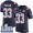 New England Patriots #33 Kevin Faulk Navy Blue Super Bowl LIII Bound Men's Stitched NFL Limited Rush Jersey