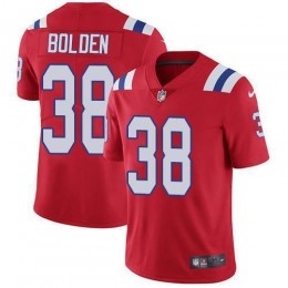 New England Patriots #38 Brandon Bolden Red Alternate Men's Stitched NFL Vapor Untouchable Limited Jersey