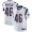 New England Patriots #46 James Develin White Men's Stitched NFL Vapor Untouchable Limited Jersey