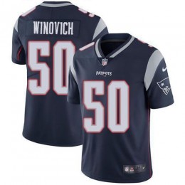 New England Patriots #50 Chase Winovich Navy Blue Team Color Men's Stitched NFL Vapor Untouchable Limited Jersey
