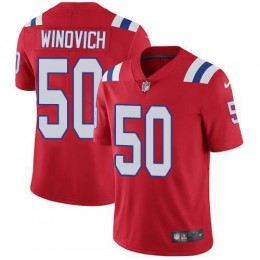 New England Patriots #50 Chase Winovich Red Alternate Men's Stitched NFL Vapor Untouchable Limited Jersey