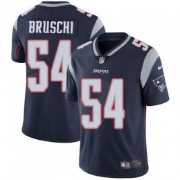 New England Patriots #54 Tedy Bruschi Navy Blue Team Color Men's Stitched NFL Vapor Untouchable Limited Jersey