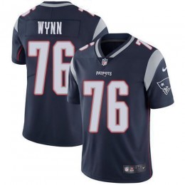 New England Patriots #76 Isaiah Wynn Navy Blue Team Color Men's Stitched NFL Vapor Untouchable Limited Jersey