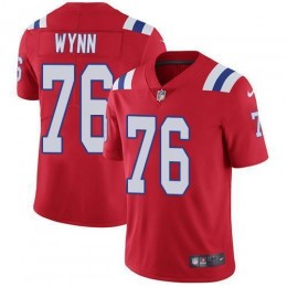 New England Patriots #76 Isaiah Wynn Red Alternate Men's Stitched NFL Vapor Untouchable Limited Jersey