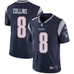New England Patriots #8 Jamie Collins Sr Navy Blue Team Color Men's Stitched NFL Vapor Untouchable Limited Jersey