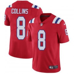 New England Patriots #8 Jamie Collins Sr Red Alternate Men's Stitched NFL Vapor Untouchable Limited Jersey