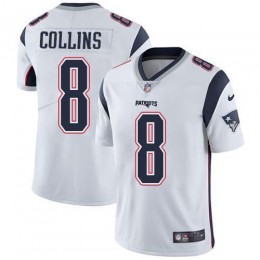 New England Patriots #8 Jamie Collins Sr White Men's Stitched NFL Vapor Untouchable Limited Jersey