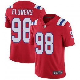 New England Patriots #98 Trey Flowers Red Alternate Men's Stitched NFL Vapor Untouchable Limited Jersey