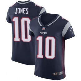 Patriots #10 Mac Jones Navy Blue Team Color Men's Stitched NFL Vapor Untouchable Elite Jersey