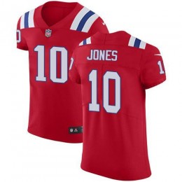 Patriots #10 Mac Jones Red Alternate Men's Stitched NFL Vapor Untouchable Elite Jersey