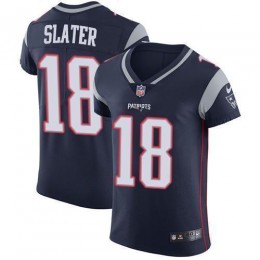 Patriots #18 Matt Slater Navy Blue Team Color Men's Stitched NFL Vapor Untouchable Elite Jersey