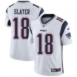 Patriots #18 Matt Slater White Men's Stitched NFL Vapor Untouchable Limited Jersey