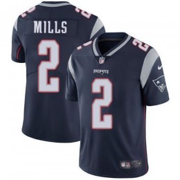 Patriots #2 Jalen Mills Navy Blue Team Color Men's Stitched NFL Vapor Untouchable Limited Jersey